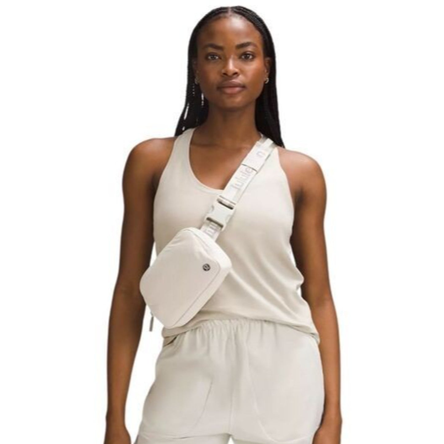 NEW Lululemon Everywhere Wordmark Crossbody Belt Bag 1L Buttercream Waist Pack