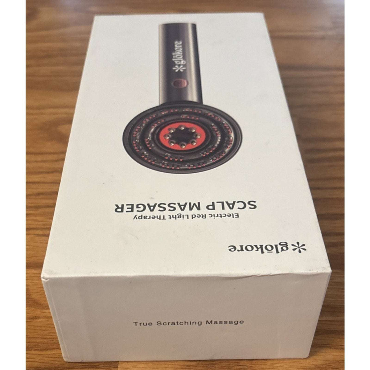 Glokore Electric Red Light Therapy Scalp Massager NEW Open Box