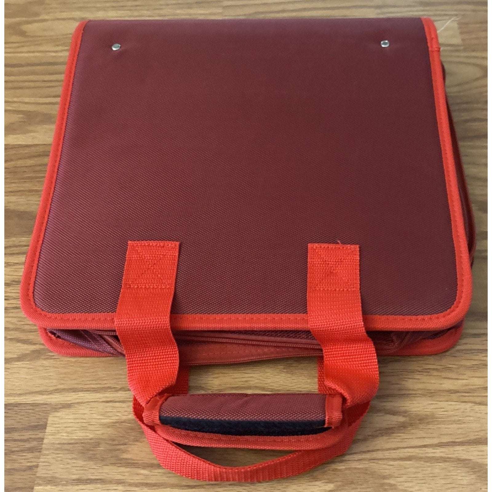 3-Ring 2" Zipper Binder With Shoulder Strap & 5 Tabbed Expanding File Pockets