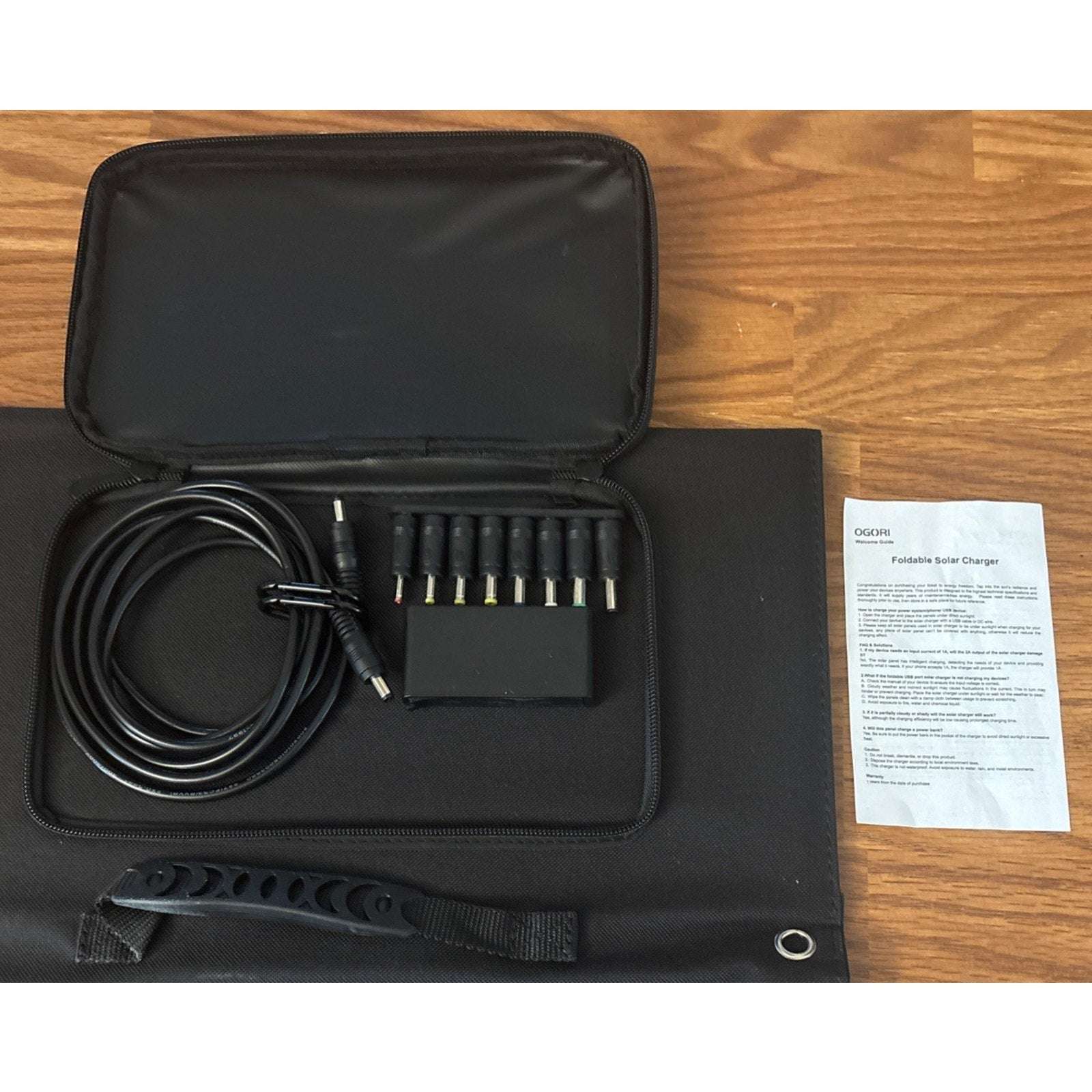 OGORI Portable Foldable High Efficiency 50W Solar Panel Smart Charger Waterproof