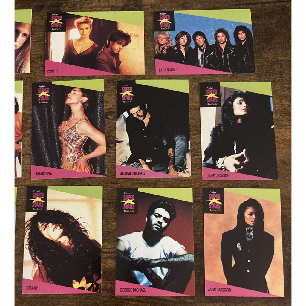 1991 Pro Set Super Stars Music Cards Lot of 43 Ziggy Marley Madonna U2 INXS ++