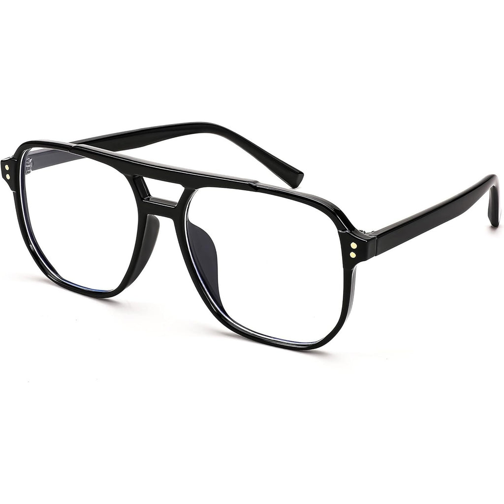 Blue Light Blocking Glasses Fake Nerd Clear Square Computer Lightweight Oversize