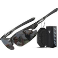 Mens Polarized Shockproof TR90 Wrap Sport Sunglasses UV400 TAC Lens Fishing Golf