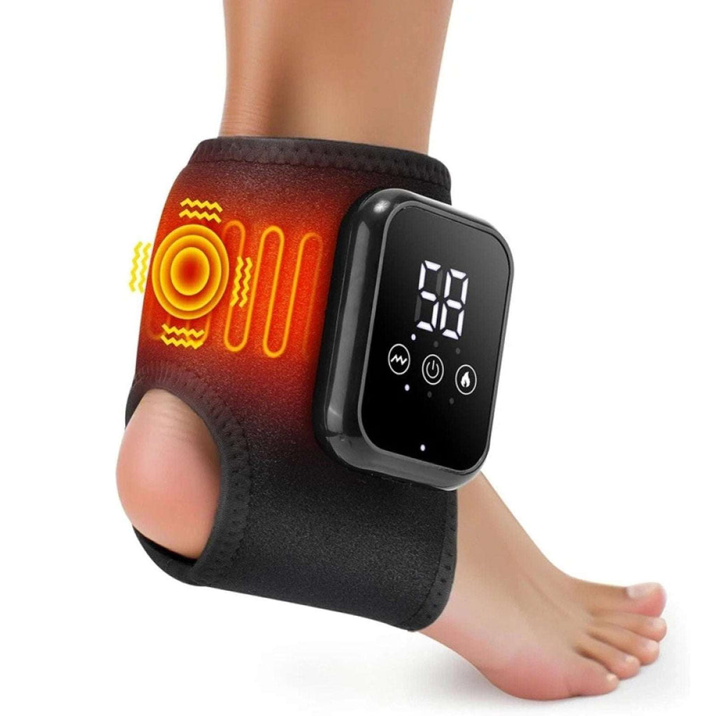 Foot Renew Ankle and Foot Massager Cordless 3-Level Vibration & Heat & Extenders