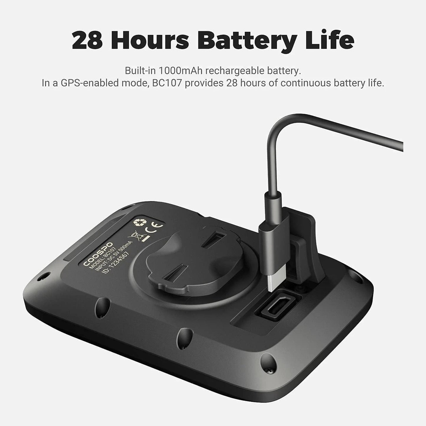 COOSPO BC107 Bluetooth ANT+ Dual GPS Cycling Computer Waterproof Bike Tracker