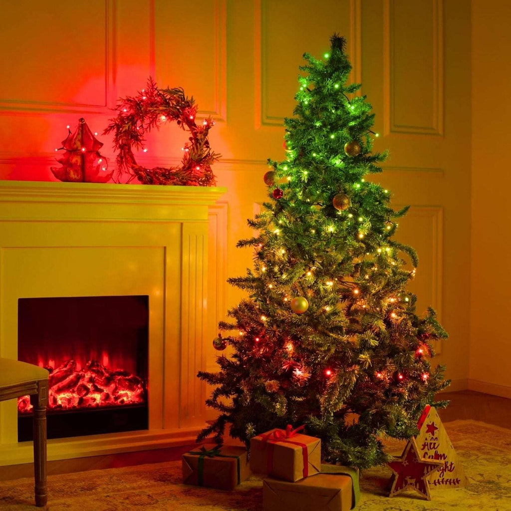 App-Controlled Bluetooth Smart RGB Christmas Lights 200 LED 66Ft w/ Music Flow