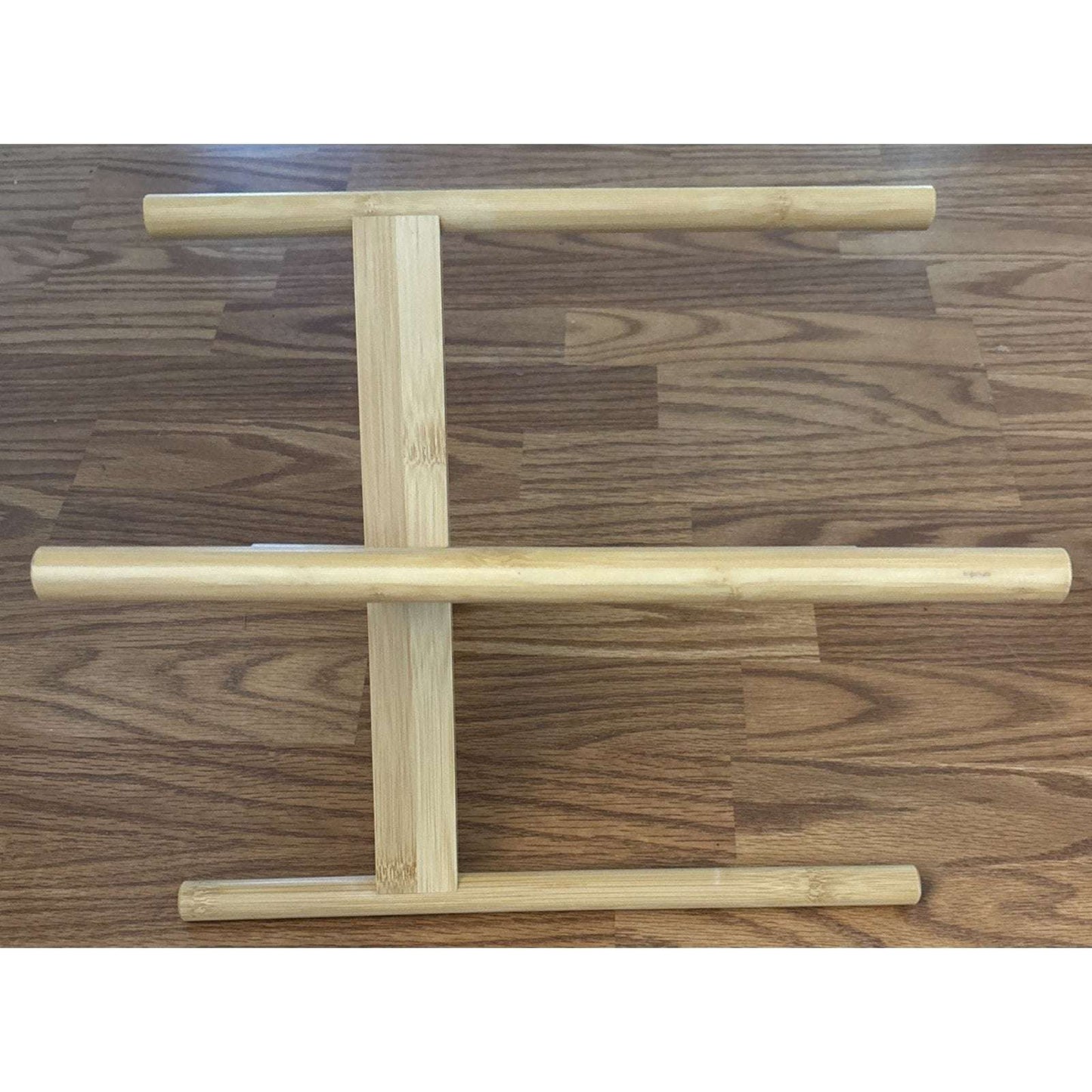 Bees & Buds 100% Bamboo Large Plant Stand for 12 Inch Pots Mid Century Modern