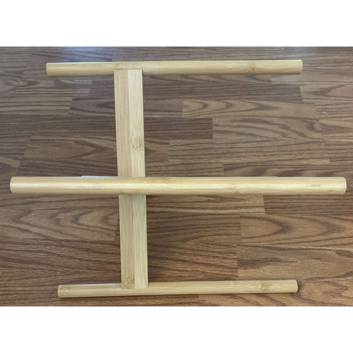 Bees & Buds 100% Bamboo Large Plant Stand for 12 Inch Pots Mid Century Modern