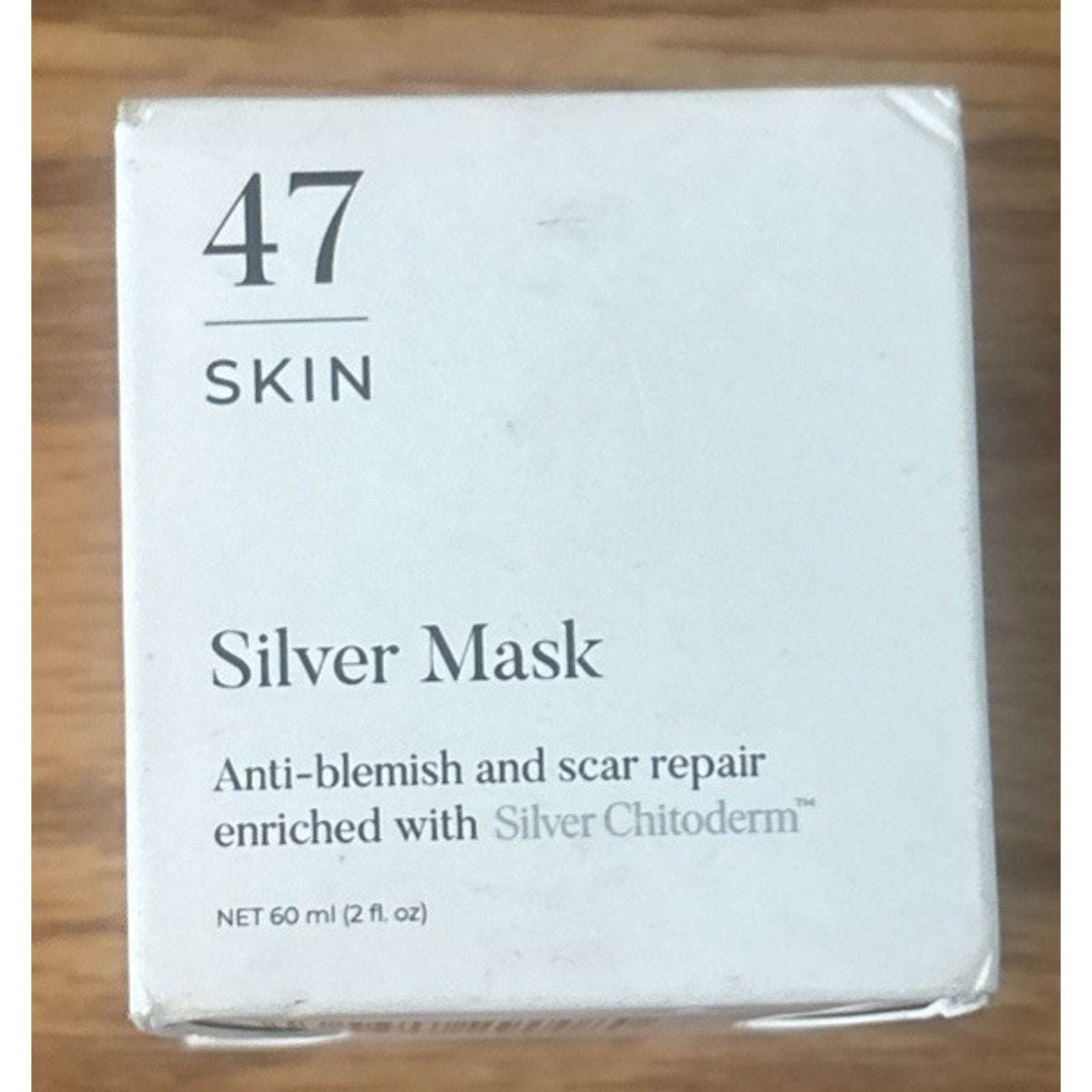 47 Skin Silver Mask, Anti-Blemish and Scar Repair w/ Silver Chitoderm, 2 fl oz.