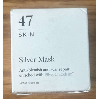 47 Skin Silver Mask, Anti-Blemish and Scar Repair w/ Silver Chitoderm, 2 fl oz.