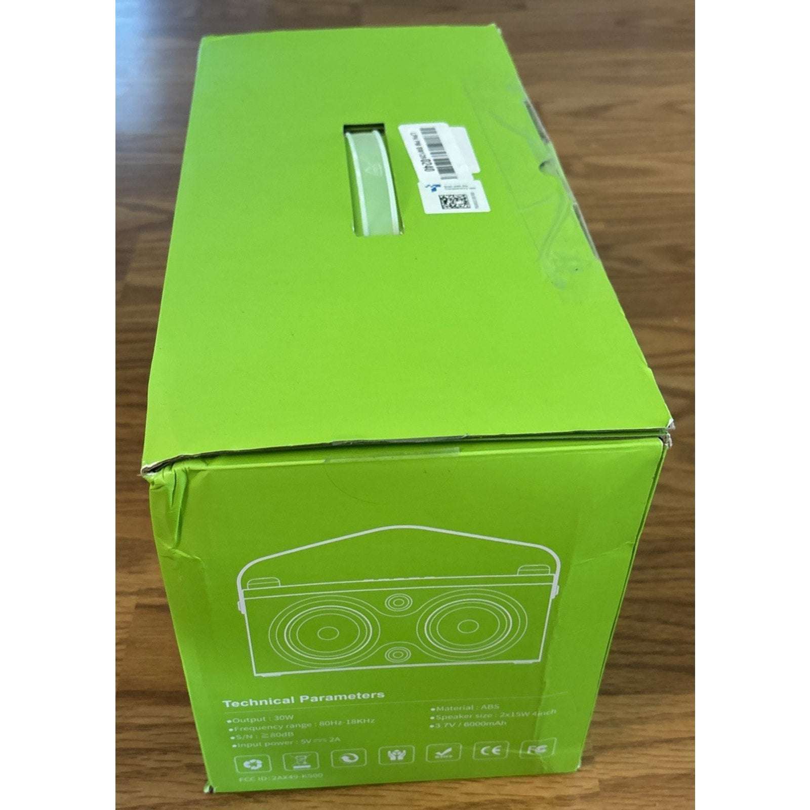 Karaoke Machine, Portable Bluetooth Speaker, PA System w/ 2 Wireless Microphones