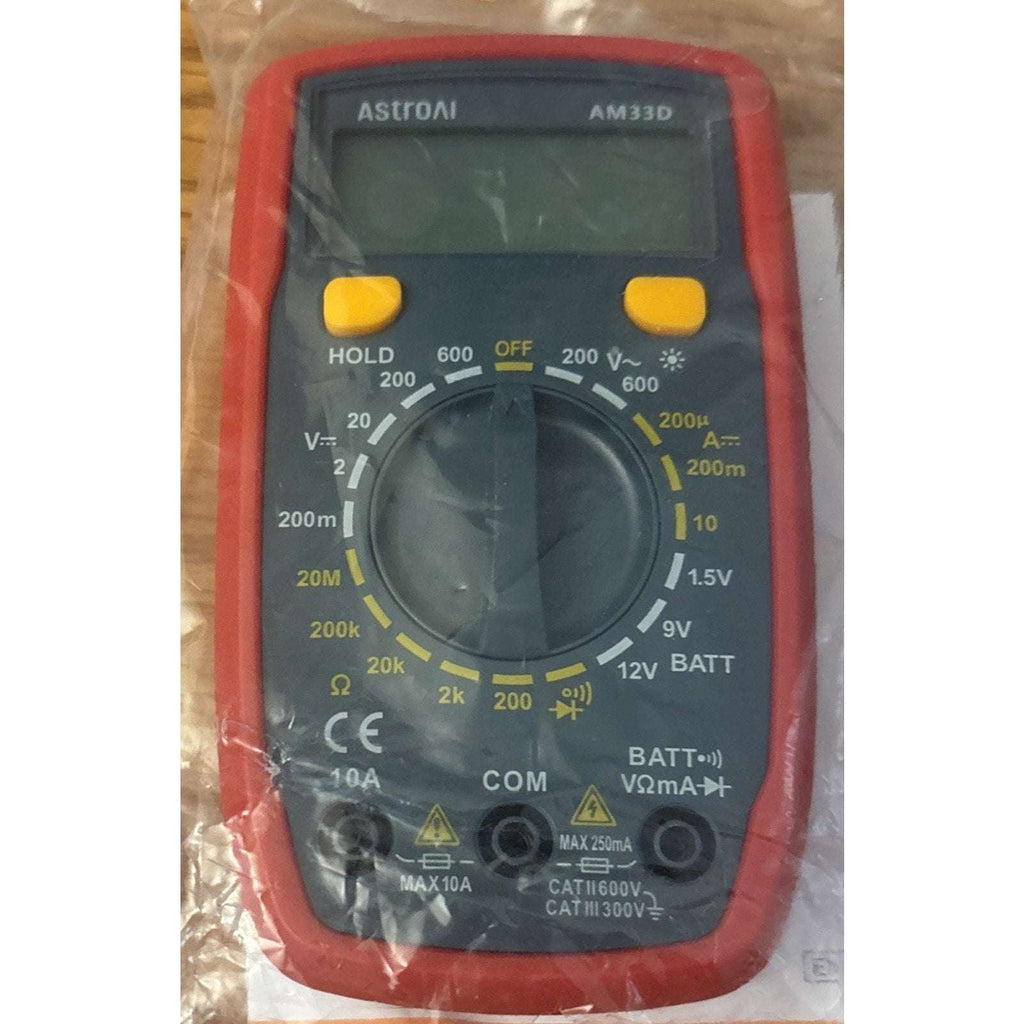 AstroAi Digital Multimeter Tester 2000 Counts DC AC Voltmeter & Ohm Volt Amp Met