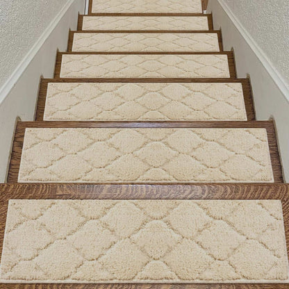 Soft Stair Treads Non-Slip for Wooden Steps, 10pcs 28"x9" Reusable & No Residue