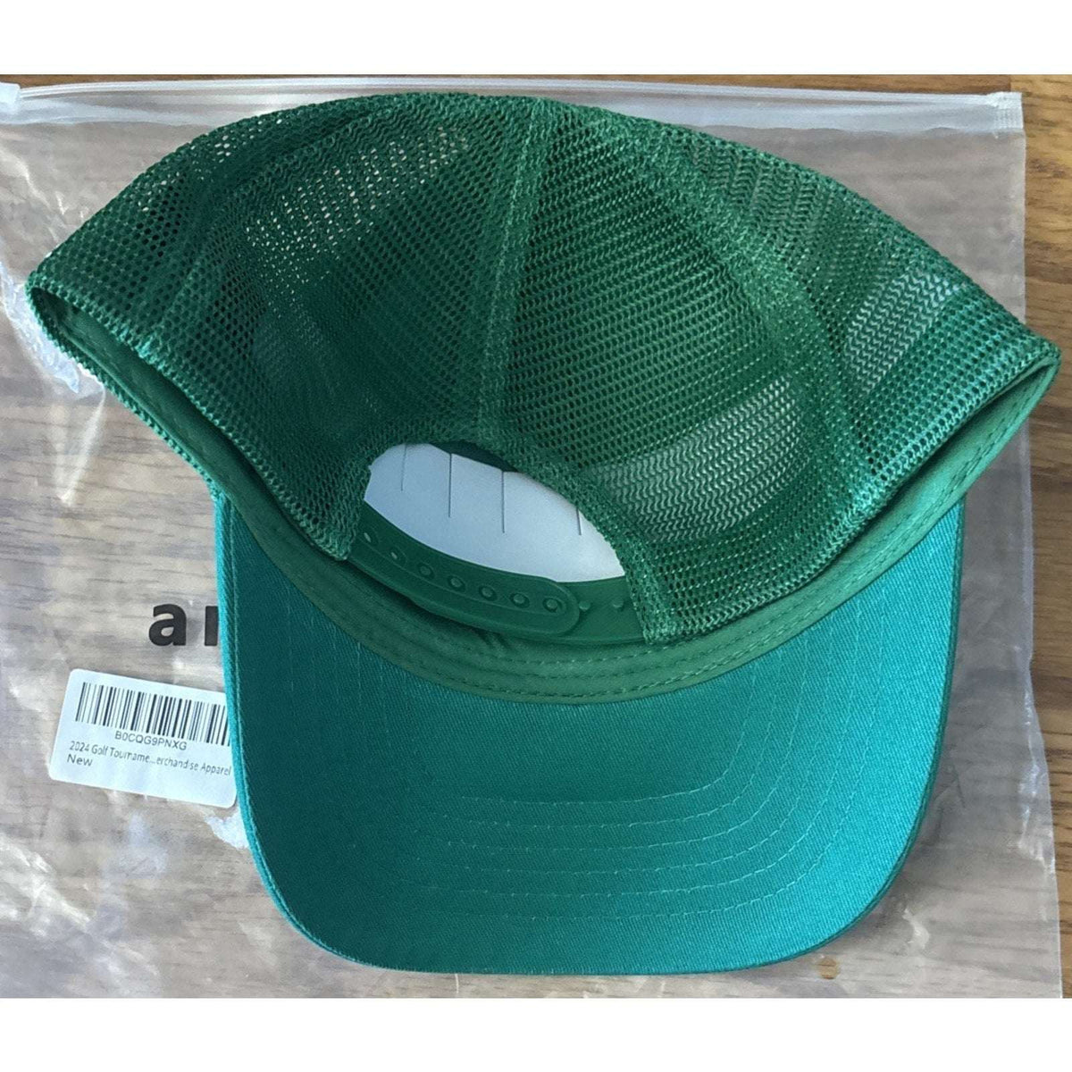 MASTERS LOGO GOLF CAP Mesh Trucker Snapback Hat Augusta Embroidered Green/White