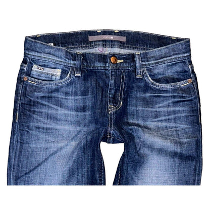 Joe's Jeans Cigarette Low Rise Straight Leg Stretch Jeans in Sandy Wash Size 27