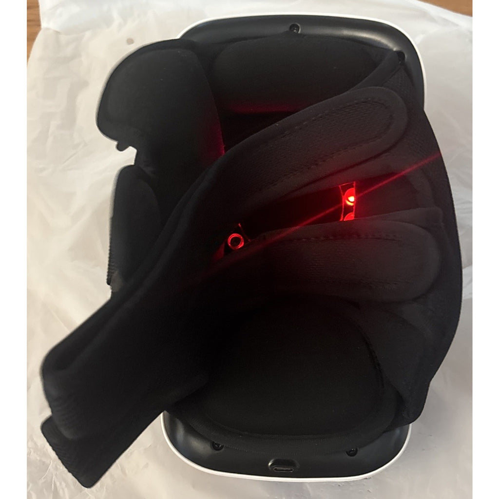 Wireless Knee Massager with Heat, Vibration Massage & Red Light Therapy for Pain