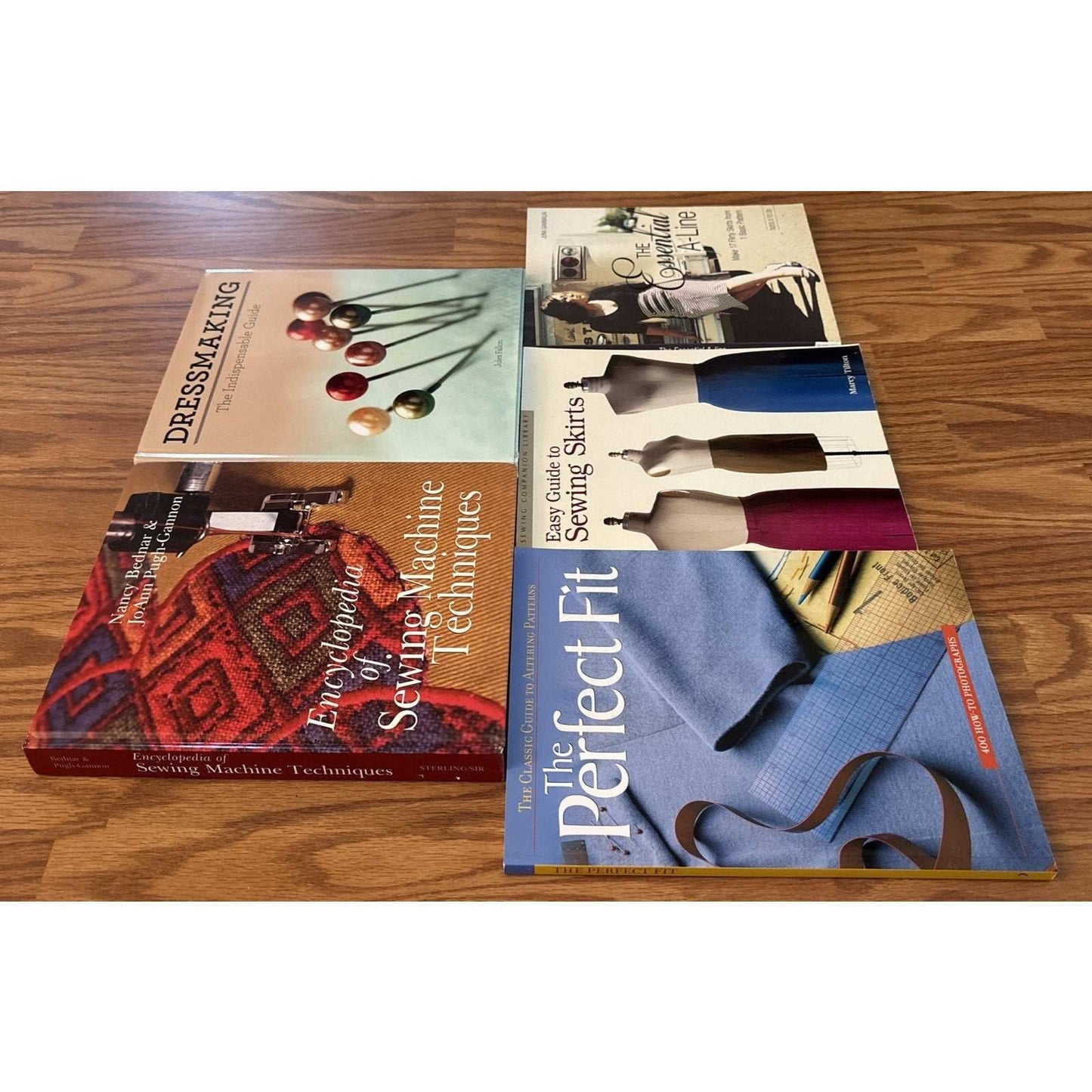 5 Sewing Books Dressmaking: The Indispensable Guide, Essential A-Line, Perfect F