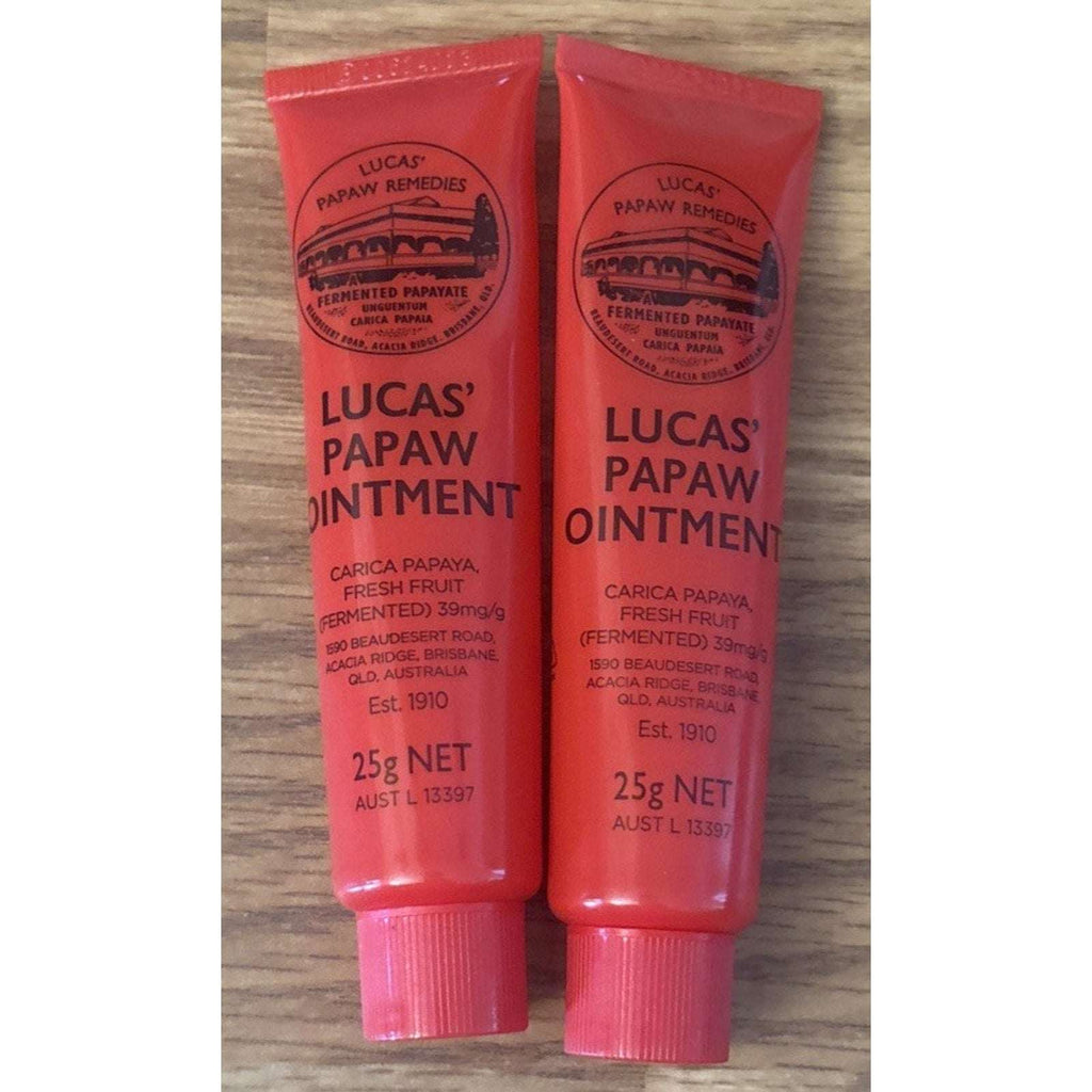 Lucas Papaw Ointment 25g x2 (Double Pack) - Paw Paw Cream - EXP 04/2027
