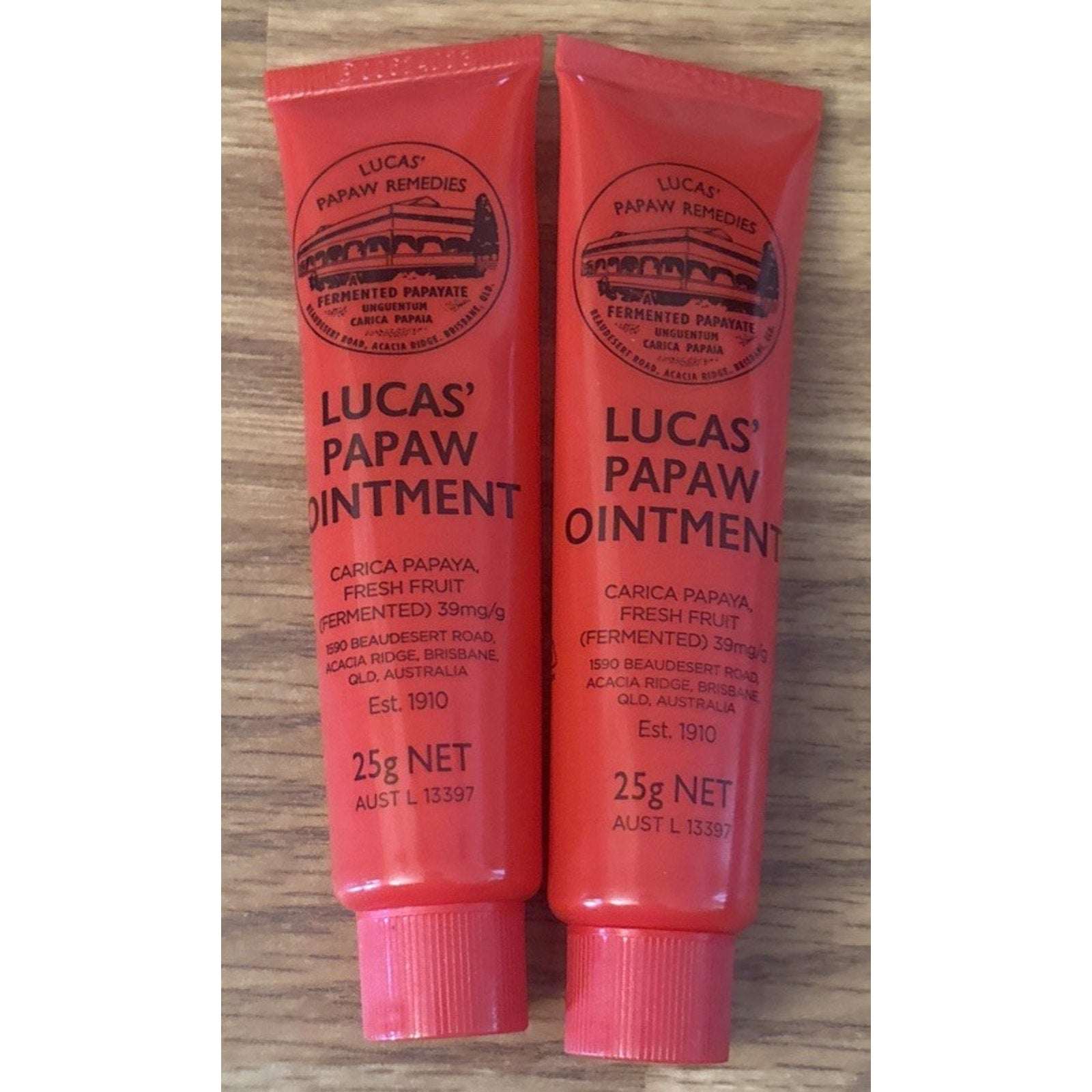 Lucas Papaw Ointment 25g x2 (Double Pack) - Paw Paw Cream - EXP 04/2027