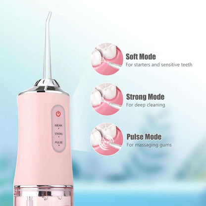New Cordless Water Flosser Dental Oral Irrigator Travel Teeth Cleaner Floss Pick