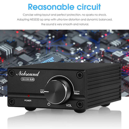 Nobsound NS-03G SUB Mini Mono Channel Digital Amplifier HiFi Subwoofer Power AMP