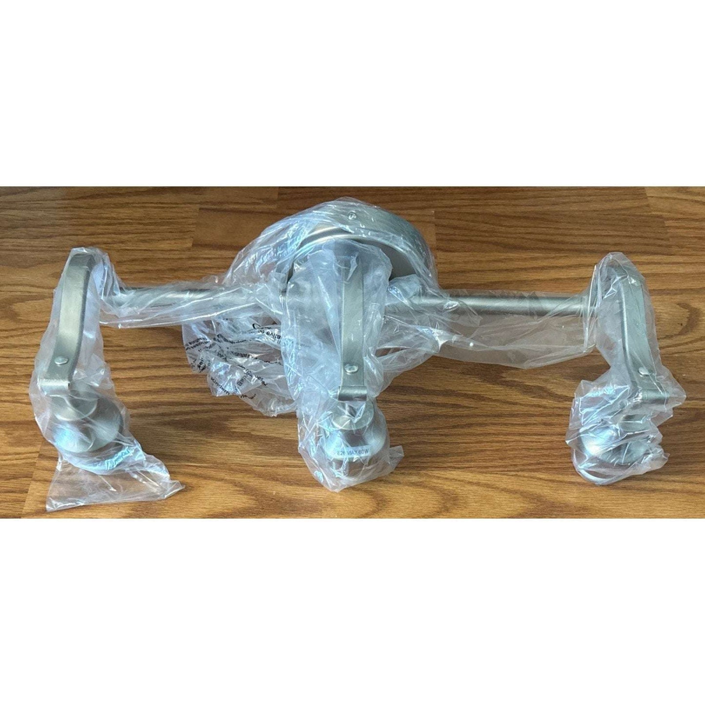 ANDY STAR 3 Light Bathroom Vanity Light Fixture Wall Mount in Brushed Nickel