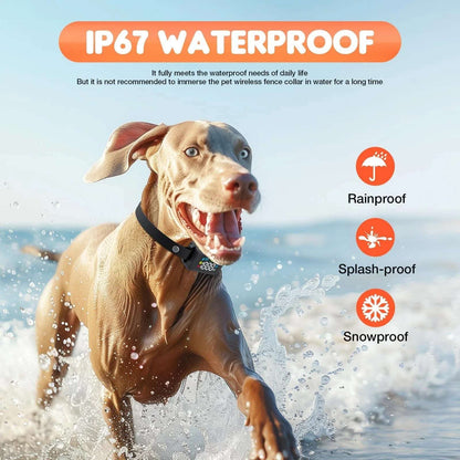 GPS Wireless Electric Dog Fence Pet Containment System Shock Collar 99-5997FT