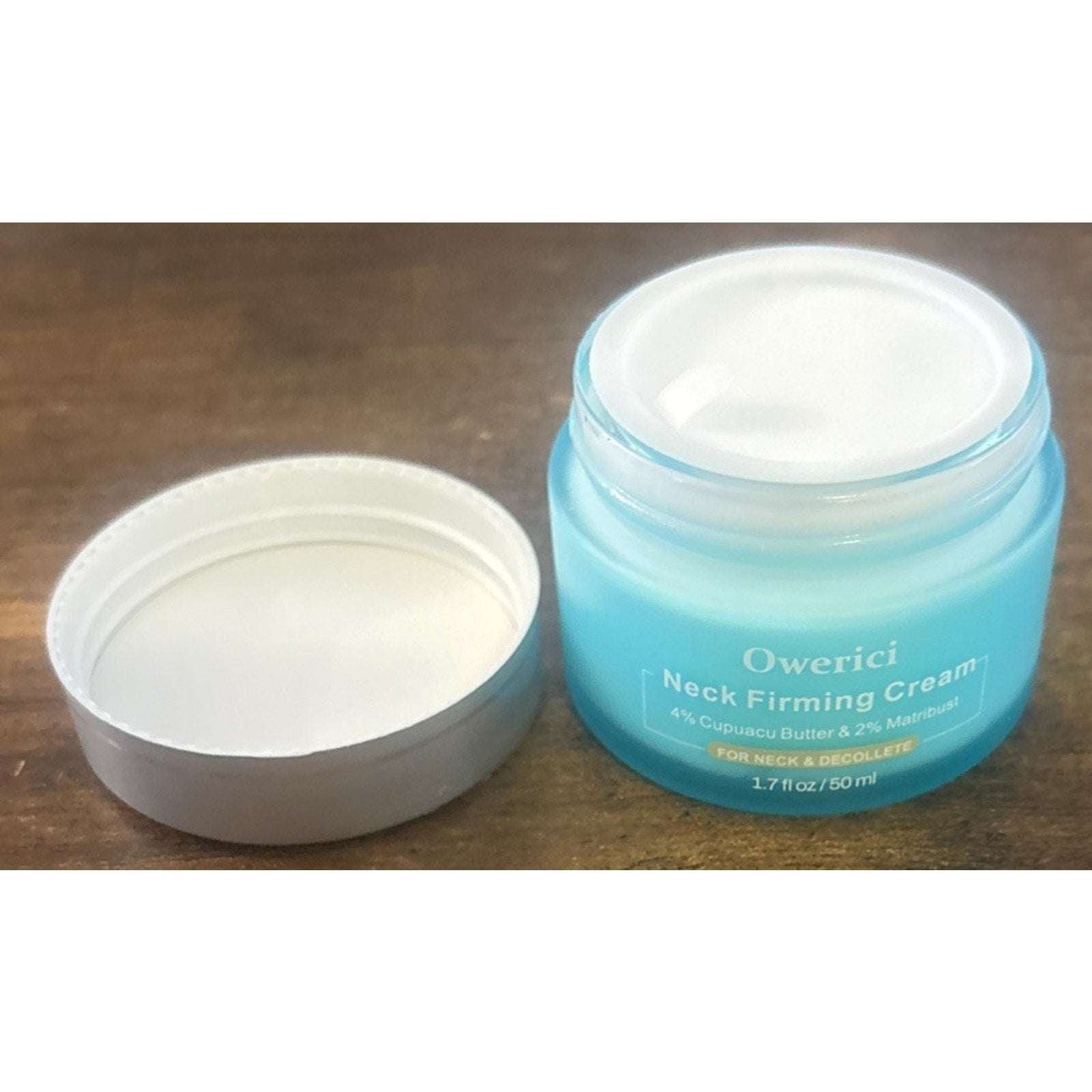 Owerici Neck Firming Cream 4% Cupuacu Butter 2% Matribust Neck & Decollete 1.7oz
