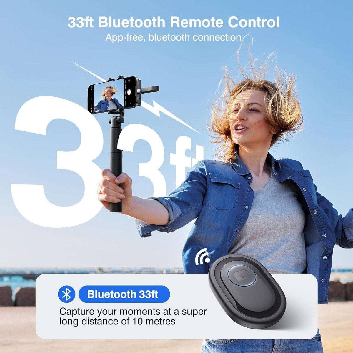 TTQ Vlog Screen Selfie Video Monitor TF39 Magnetic Remote Control NewOB No USB-C