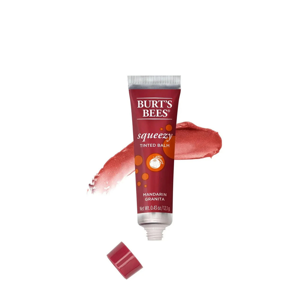 Burts Bees Squeezy Hydrating Tinted Lip Balm in Mandarin Granita (3-Pack)