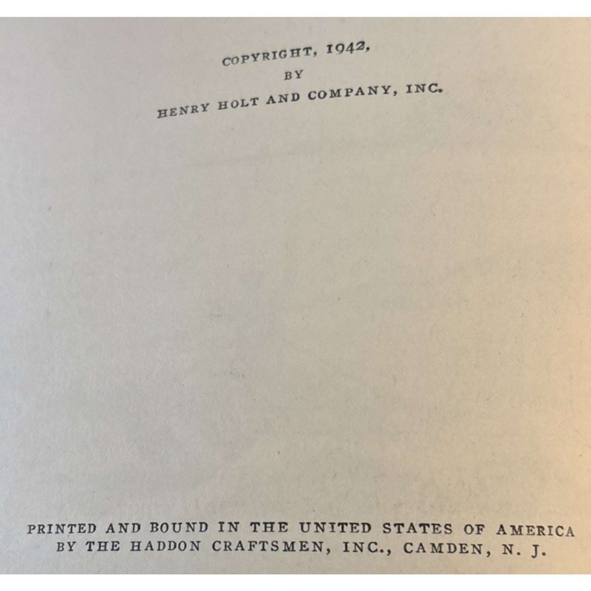 The Raft Robert Trumbull 1942 Henry Holt Co HCDJ And BOMC Insert