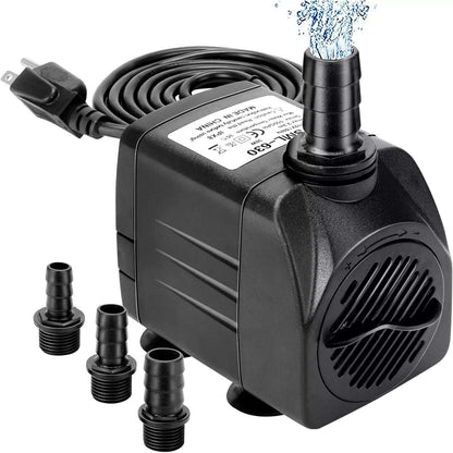 GROWNEER 550GPH Submersible Pump 30W Ultra Quiet Fountain Water Pump, 2000L/H,