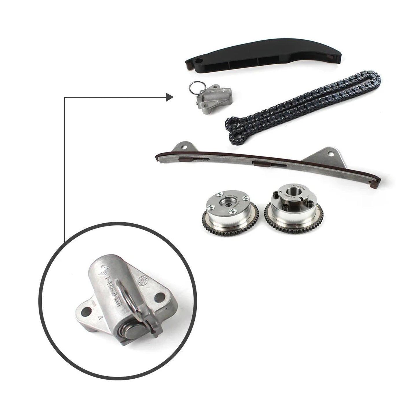 Timing Chain Kit Exhaust Intake CVVT Gear 2014-20 Hyundai Elantra Kia Soul Forte