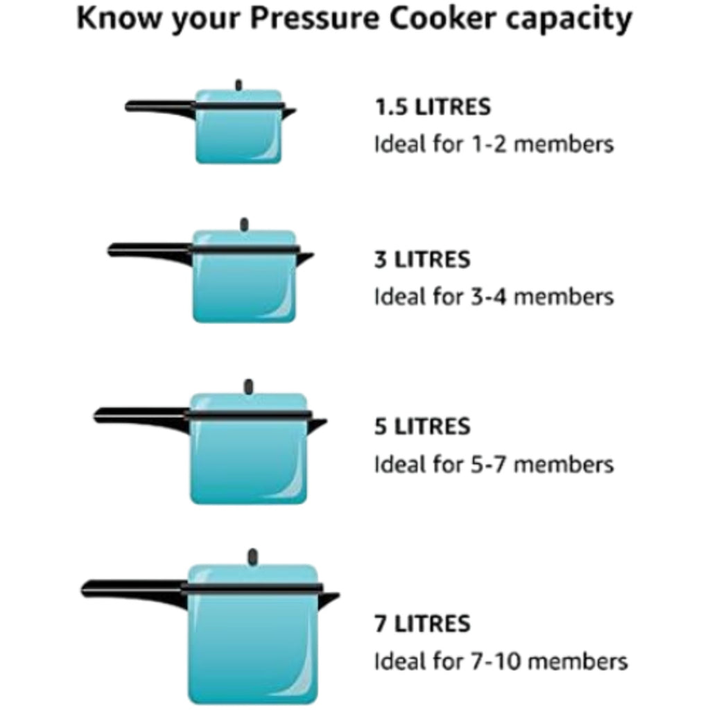 Hawkins HEVIBASE Stainless Steel Tall Pressure Cooker 3 Litre Gas + Induction