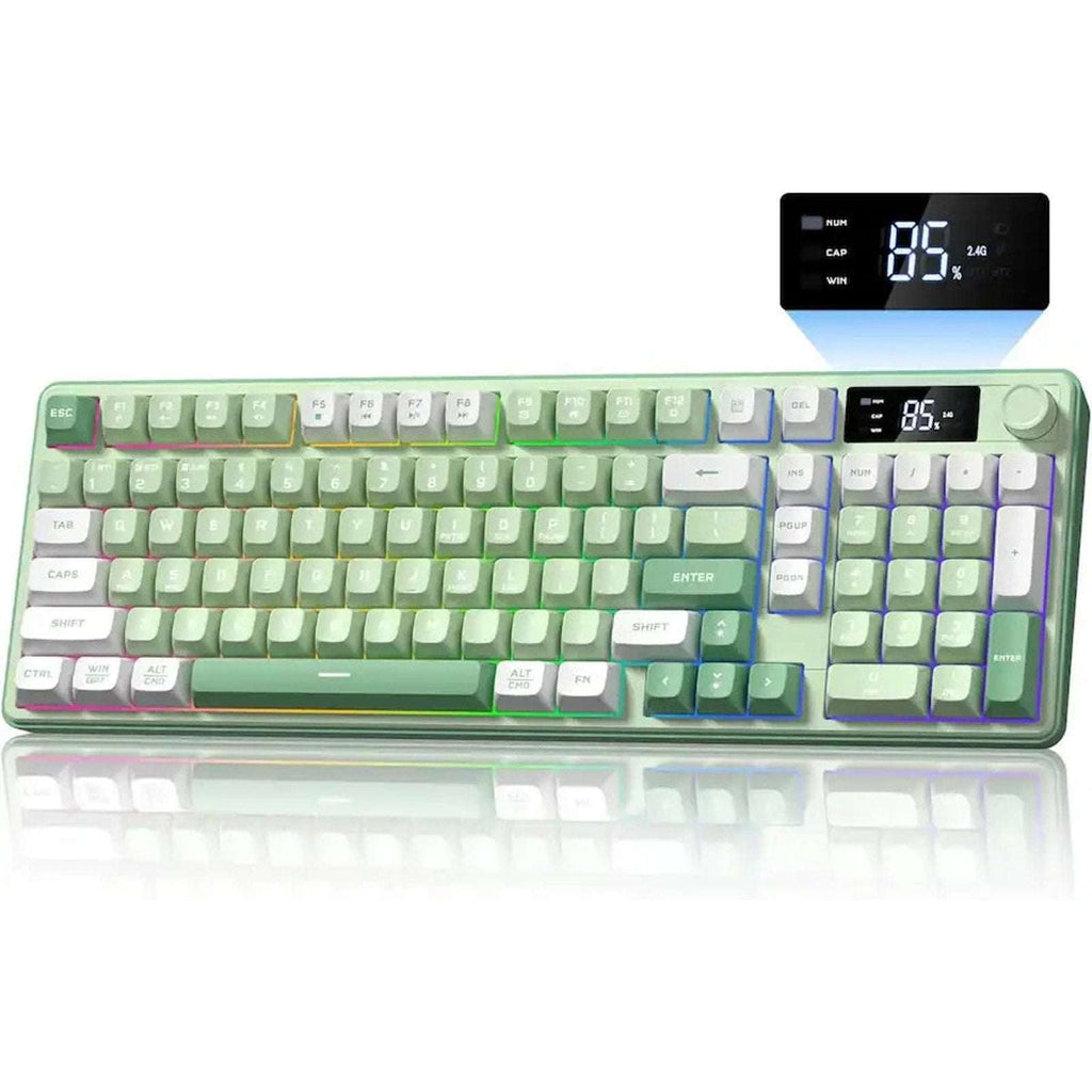 Womier DK98Pro 96% Wireless Tri-Mode RGB Smart Membrane Keyboard MultiMedia Knob