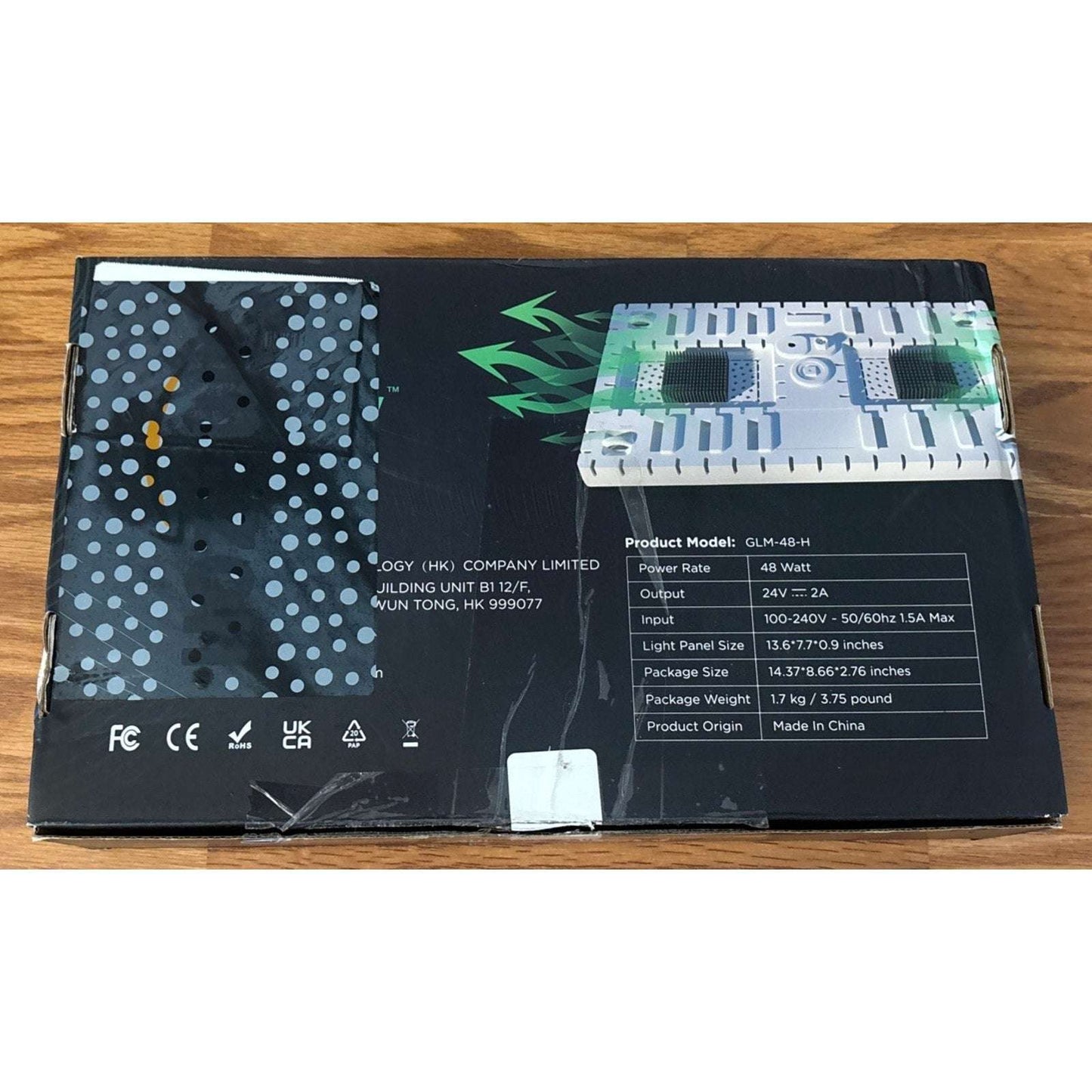 Full Spectrum Indoor Plant Grow Light Smart APP Control Expansive 2x2ft Coverage