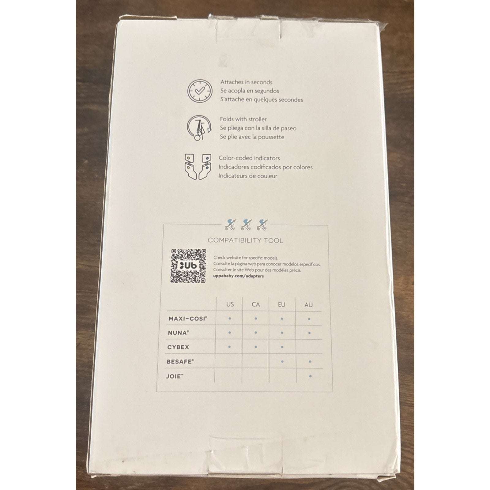 UPPAbaby Car Seat & Ridge Stroller Adapters (for Maxi-COSI, Nuna, Cybex, Besafe)