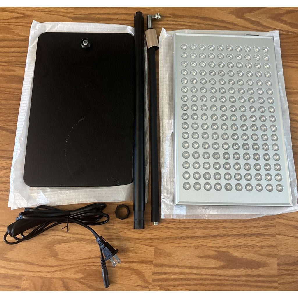 SAVILER Red Light Therapy Panel w/ Stand 160 LED 660nm 850nm Near Infrared READ!