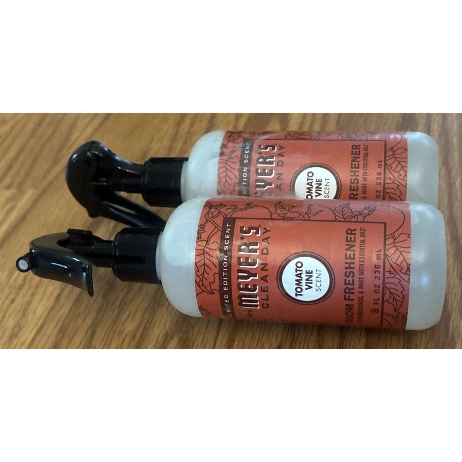 Mrs. Meyer's Clean Day Room Freshener Non-Aerosol Tomato Vine Scent 8oz (2-Pack)