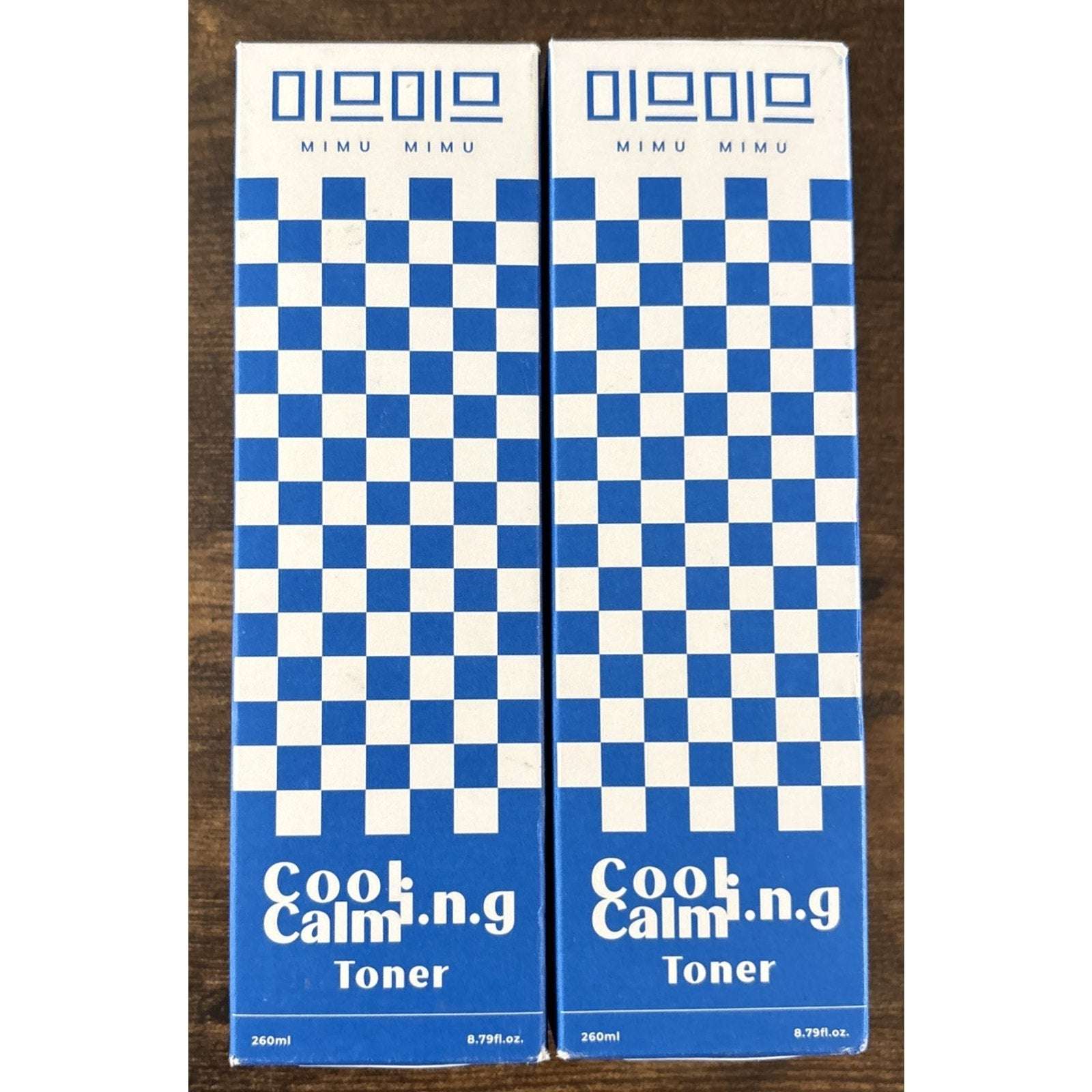 2Pk MIMU MIMU Cooling Calming Toner 10x HA Moisturizes Tighten Pores Sensitive