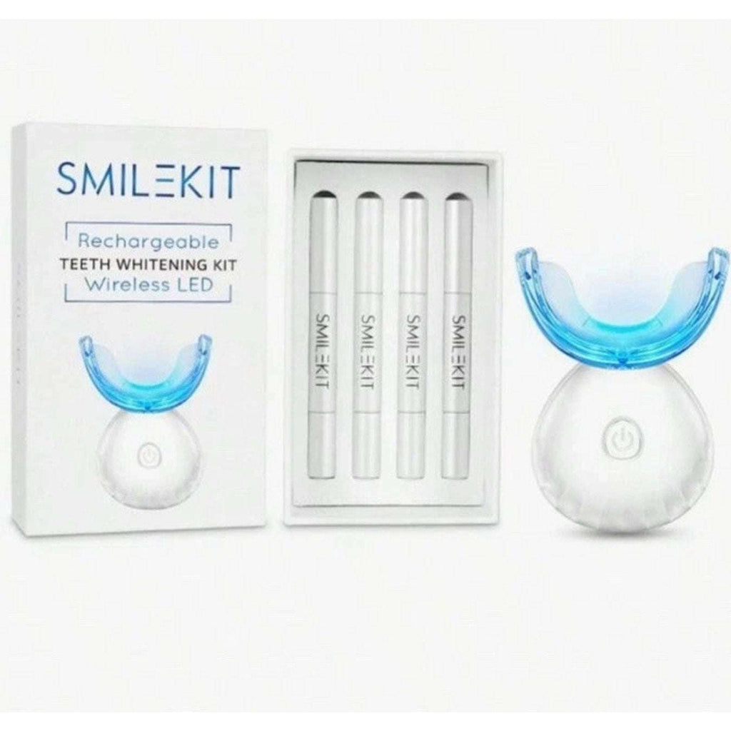 Smile Kit Rechargeable Teeth Whitening Kit At Home Wireless Led Light New Sealed