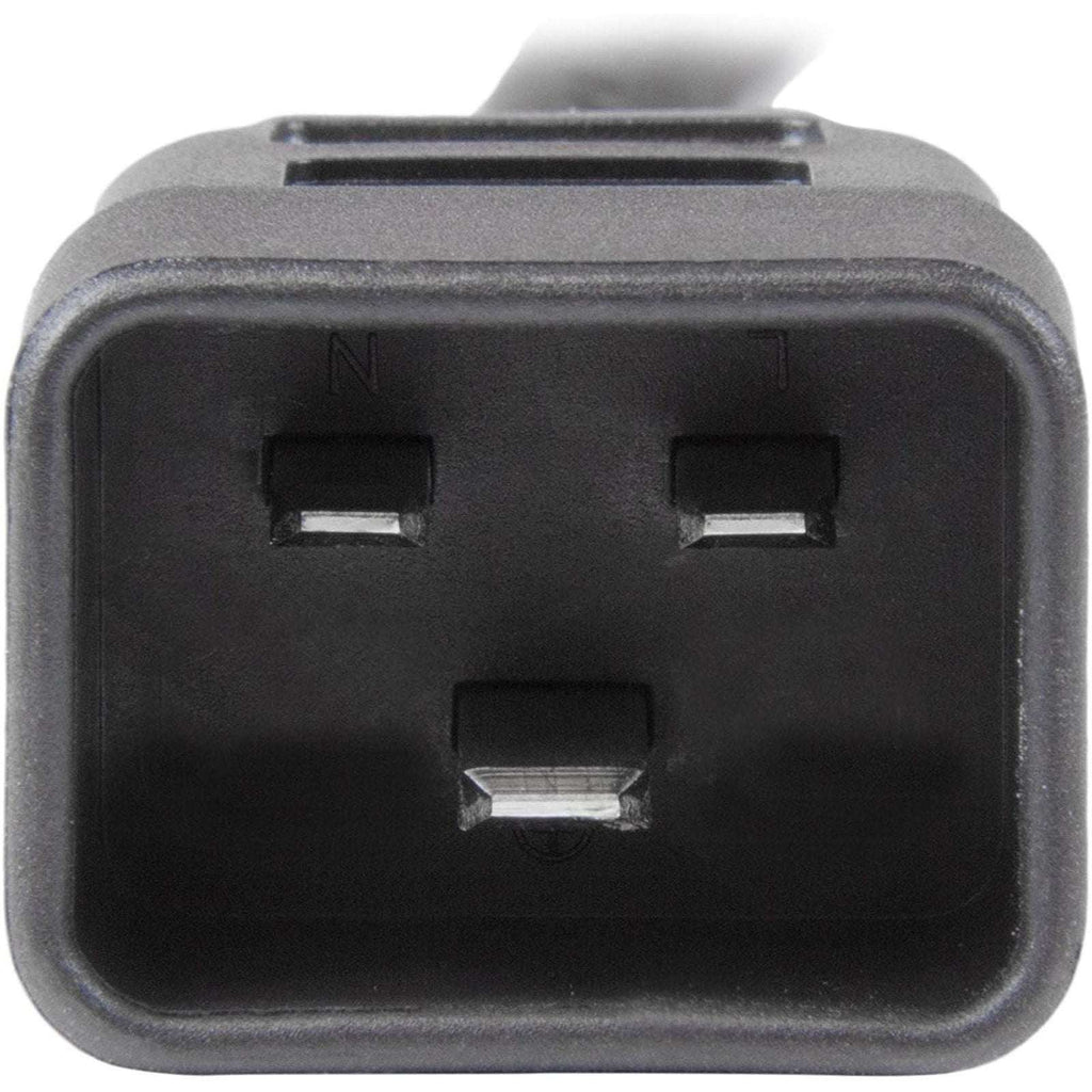 4 Pack StarTech.com PXTC19C203 3 ft PC Computer Power Cord C19 to C20 - Black