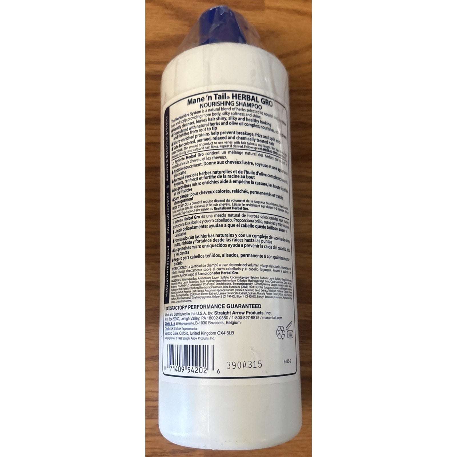 5-Pack Mane 'n Tail HERBAL GRO SHAMPOO with OLIVE OIL & KERATIN 27.05 fl oz