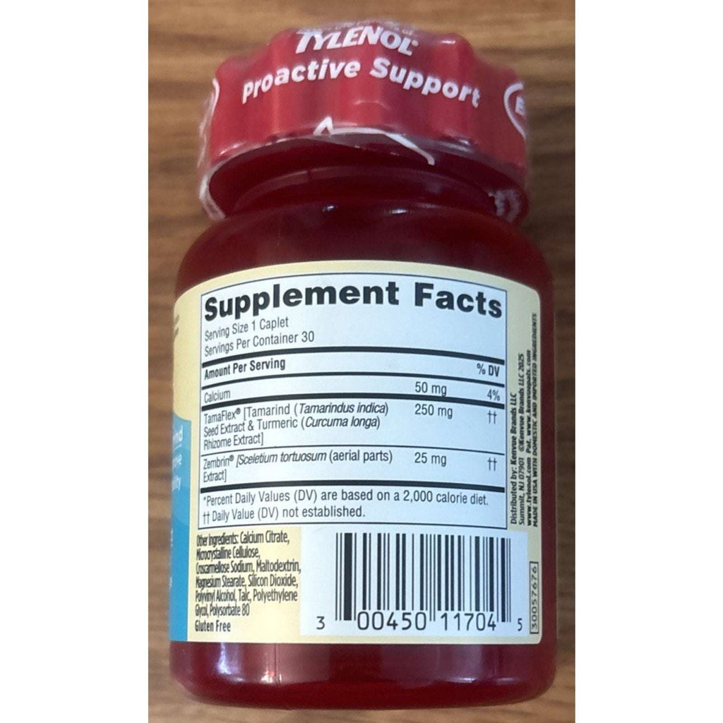 2 Pack TYLENOL Proactive Support Muscle & Joint + Stress 60ct Tumeric + Tamarind
