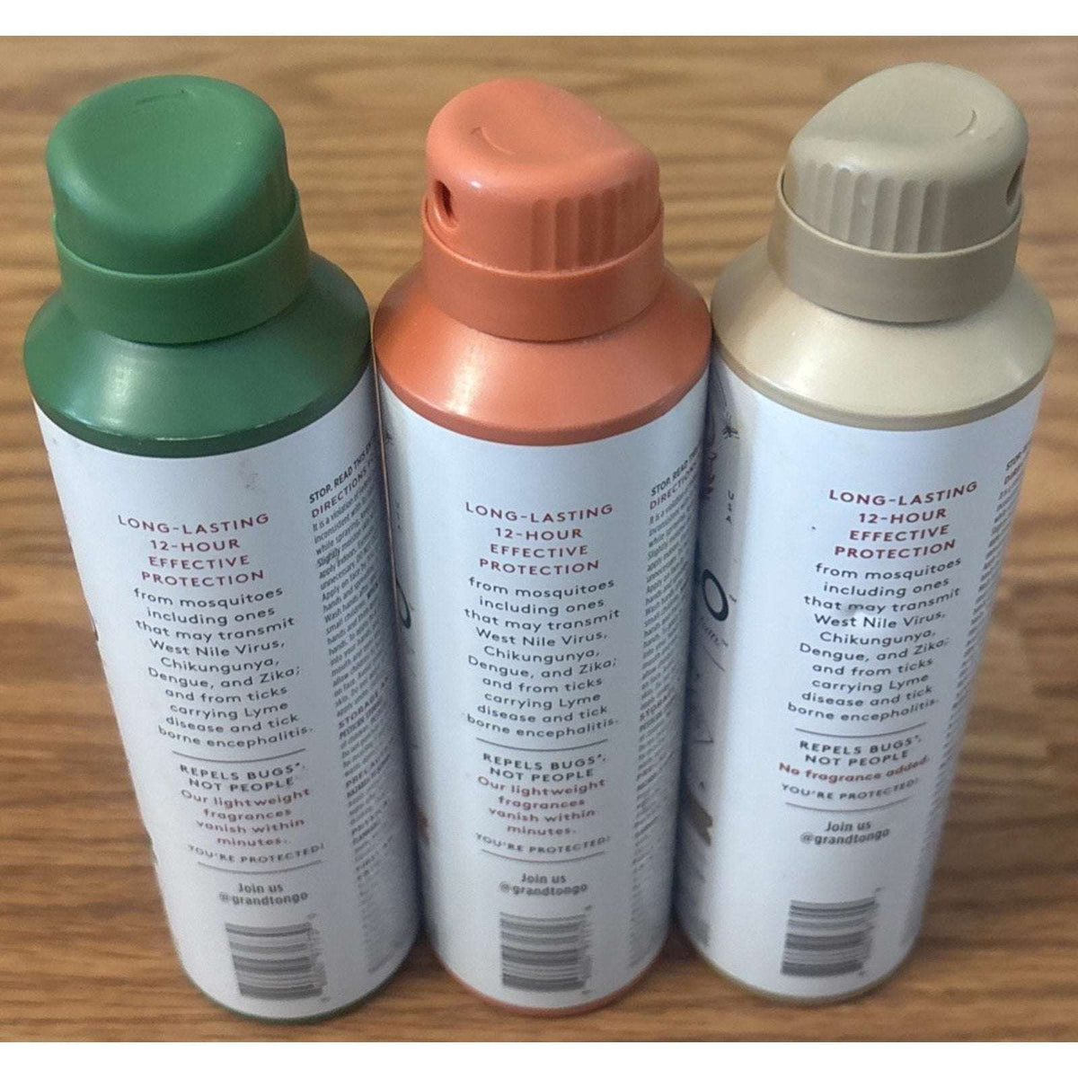 3PK Grand Tongo Insect Repellent Spray Picaridin 20% Deet-Free Mosquitoes Ticks