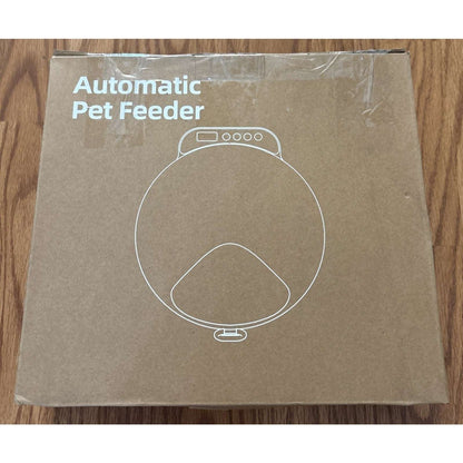 Automatic Cat 4 Tray Feeder Wet/Dry Food Portable Cordless Dog Food Dispenser