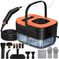 Portable High Pressure Steam Cleaner, 6-Level Adjustable, 15s Heat, 1.25L Tank