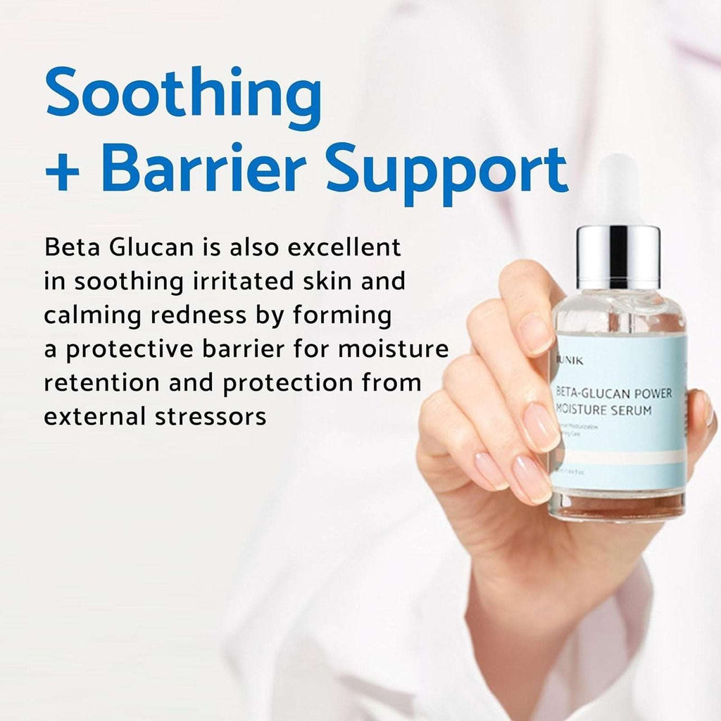 iUNIK Beta Glucan Daily Moisture Cream & Power Moisture Serum 60ml 50ml K-Beauty