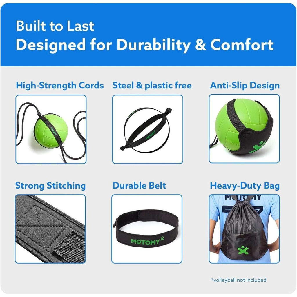 Volleyball Training Aid MasterKit VolleyPal Solo Trainer - Serve, Spike & Set