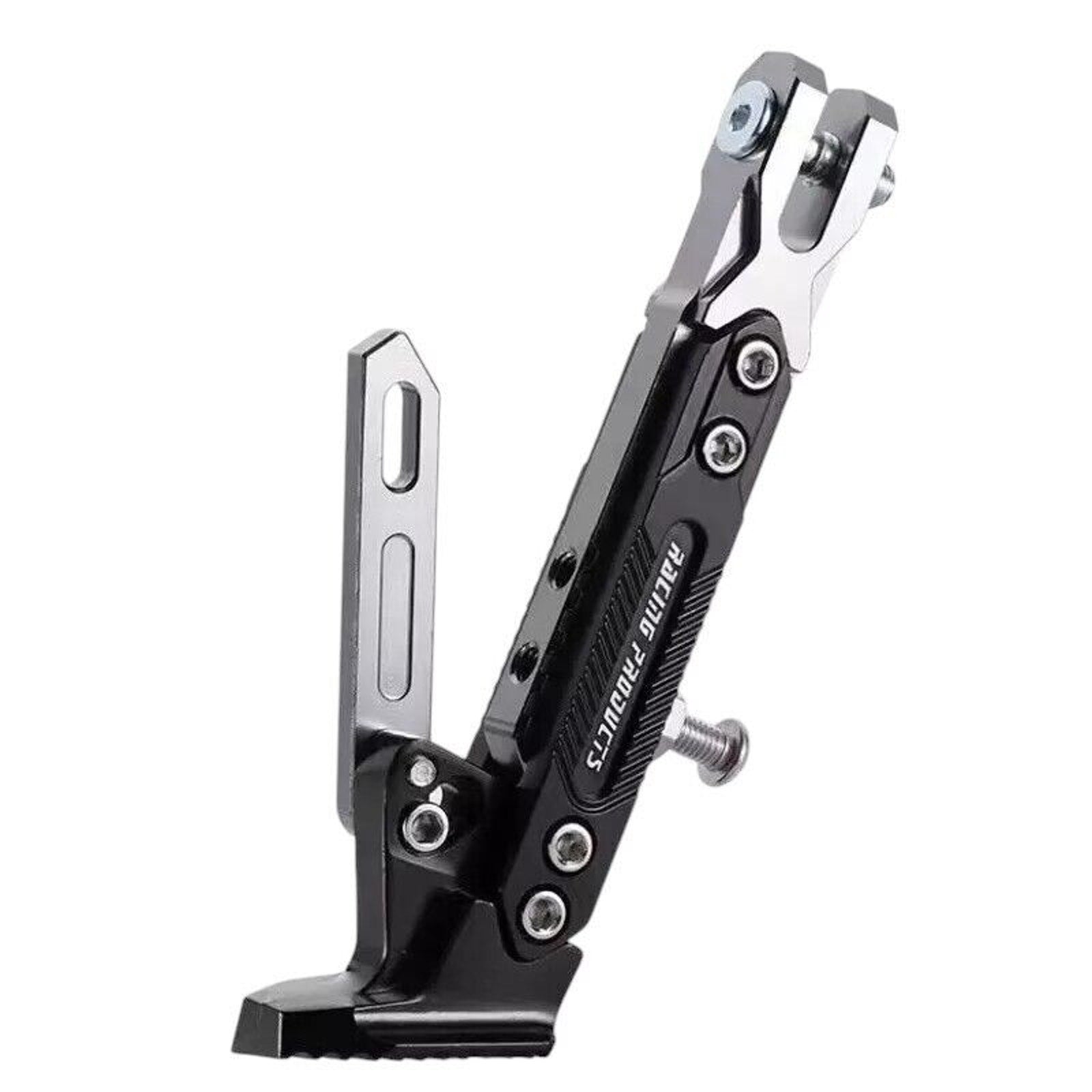 Motorcycle CNC Aluminum Alloy Kickstand Foot Side Support Adjustable READ